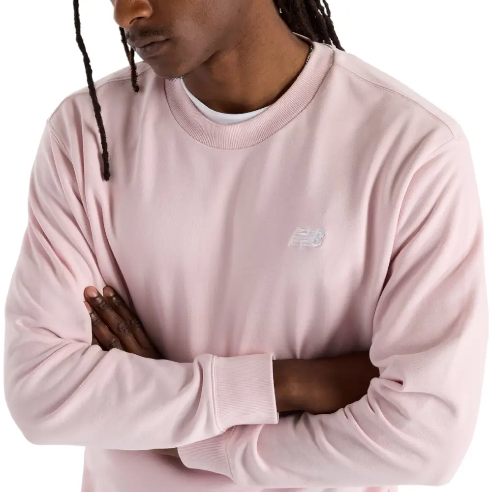 Sport Essentials French Terry Crew Sweat Rose Sugar - Image 4