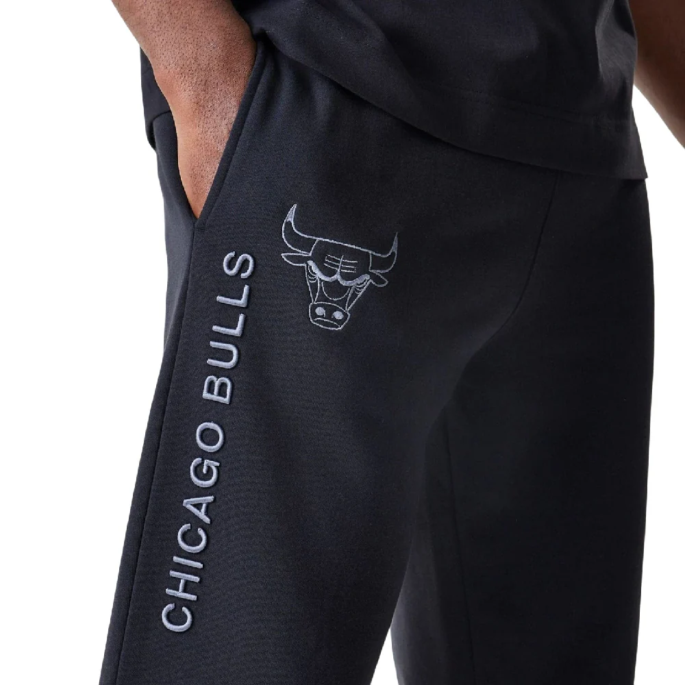 Chicago Bulls NBA Linear Black Straight Leg Pant - Image 3