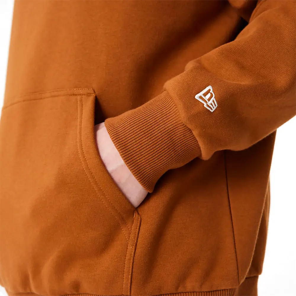 La Dodgers League Essential Oversized Brown Hoodie - Image 4