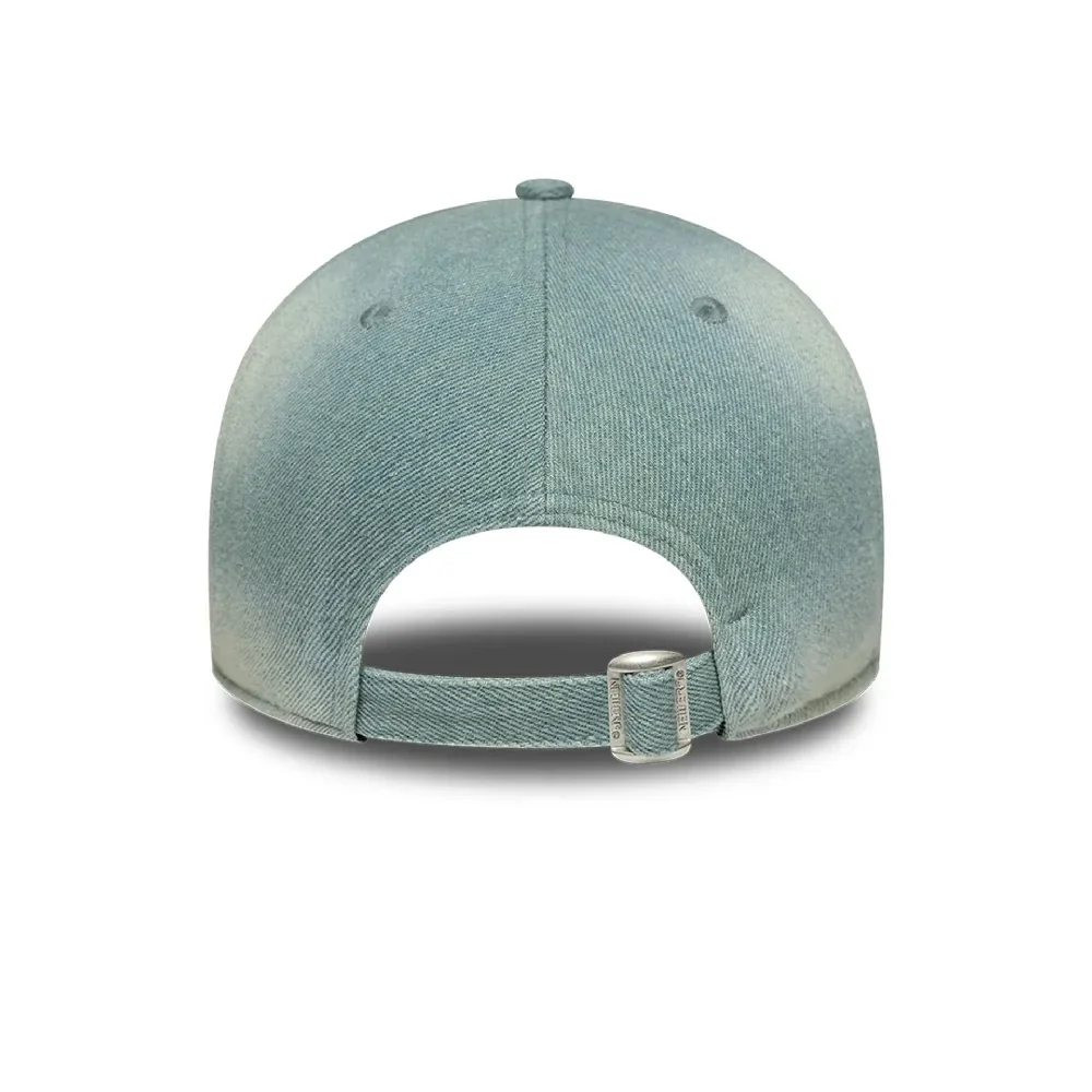 LA Dodgers Womens MLB Denim Light Blue 9TWENTY A-Frame Adjustable Cap - Image 3