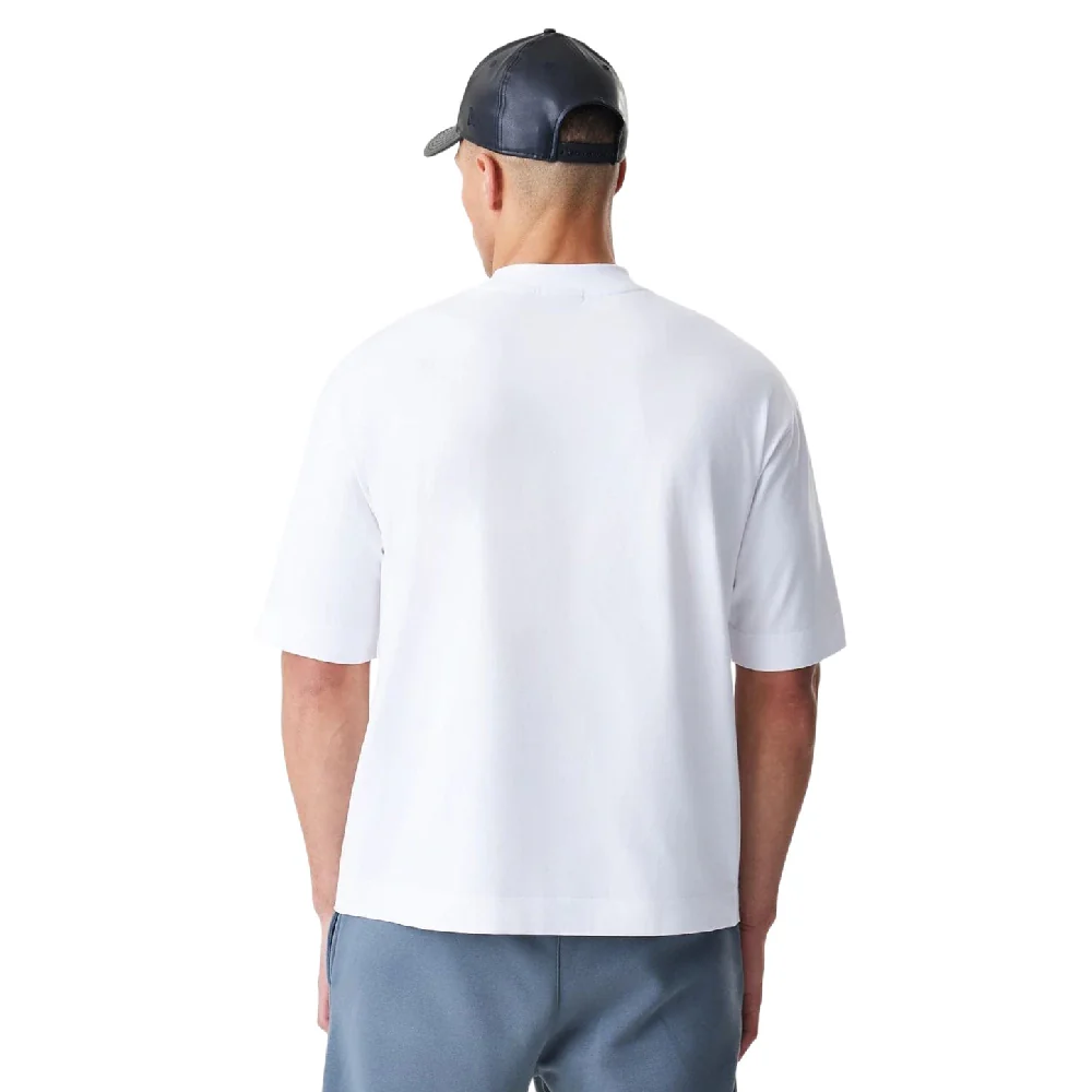 LA Lakers NBA Linear White T-Shirt - Image 2
