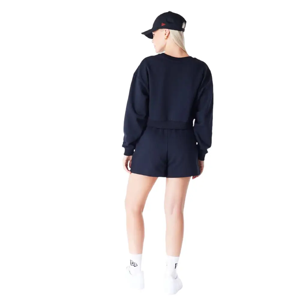 MLB League Essential New York Yankees Crop Crew Neck Sweatshirt - Image 2