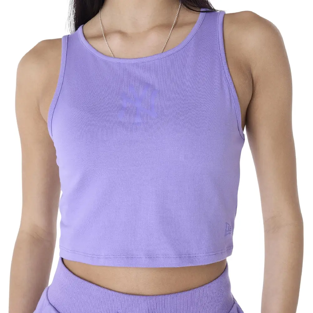 MLB League Essential New York Yankees Crop Tank Top - Image 4
