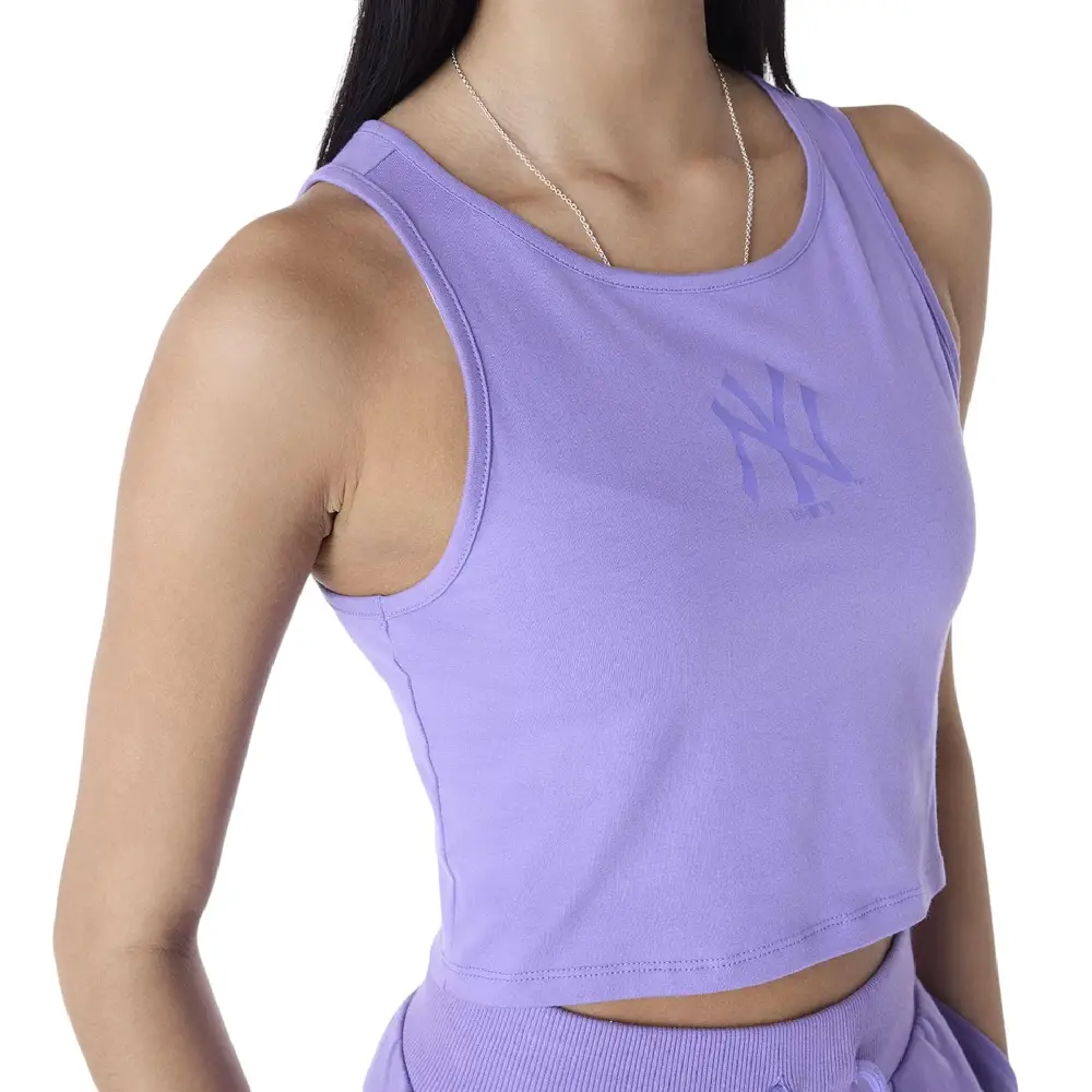 MLB League Essential New York Yankees Crop Tank Top - Image 5