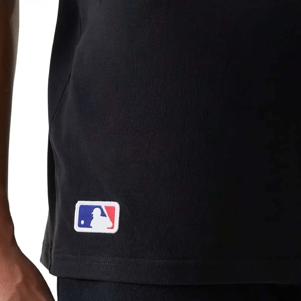 MLB League Essential New York Yankees Oversized T-Shirt Black - Image 5