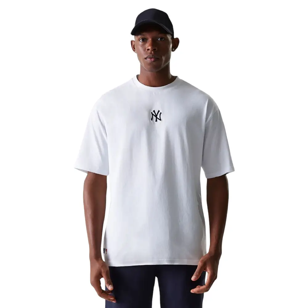 New York Yankees MLB League Essential White Oversized T-Shirt
