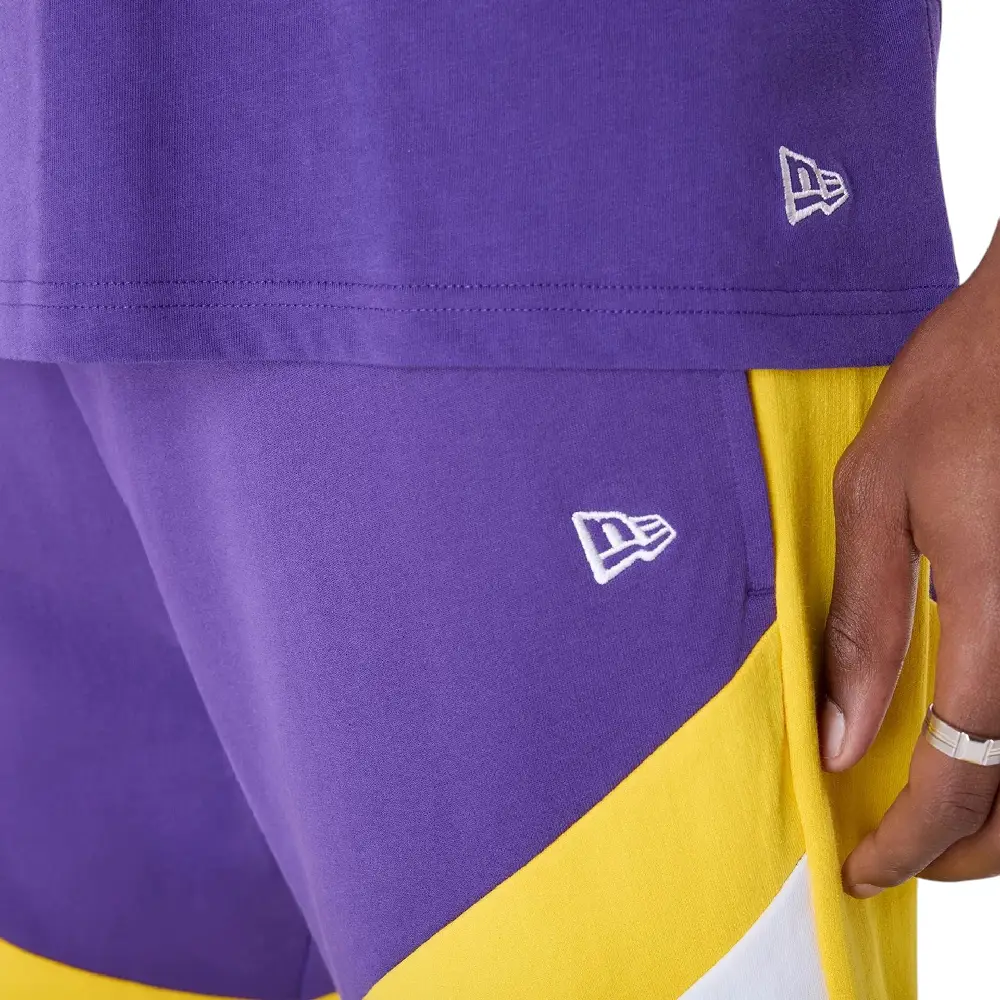 NBA Panel LA Lakers Short Multicolor - Image 4