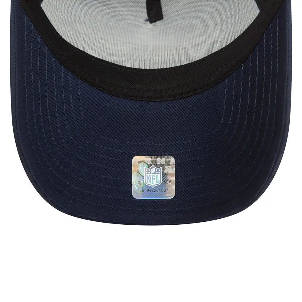 New England Patriots Nfl Official Team Colours Dark Blue 9Forty E-Frame Adjustable Cap - Image 5