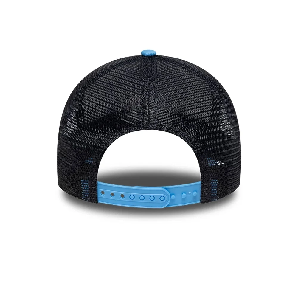 New Era Location Pastel Blue 9FORTY A-Frame Trucker Adjustable Cap - Image 3