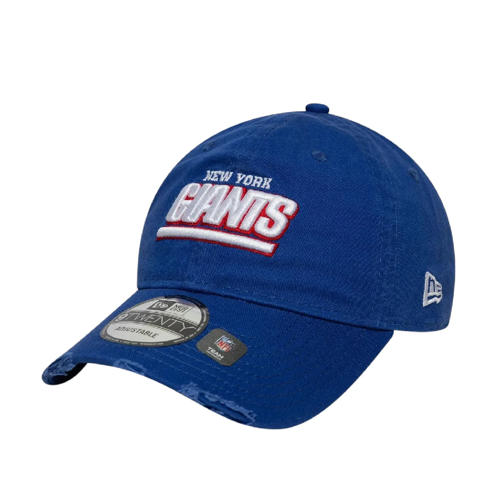 New York Giants NFL Washed Distressed Blue 9TWENTY Adjustable Cap