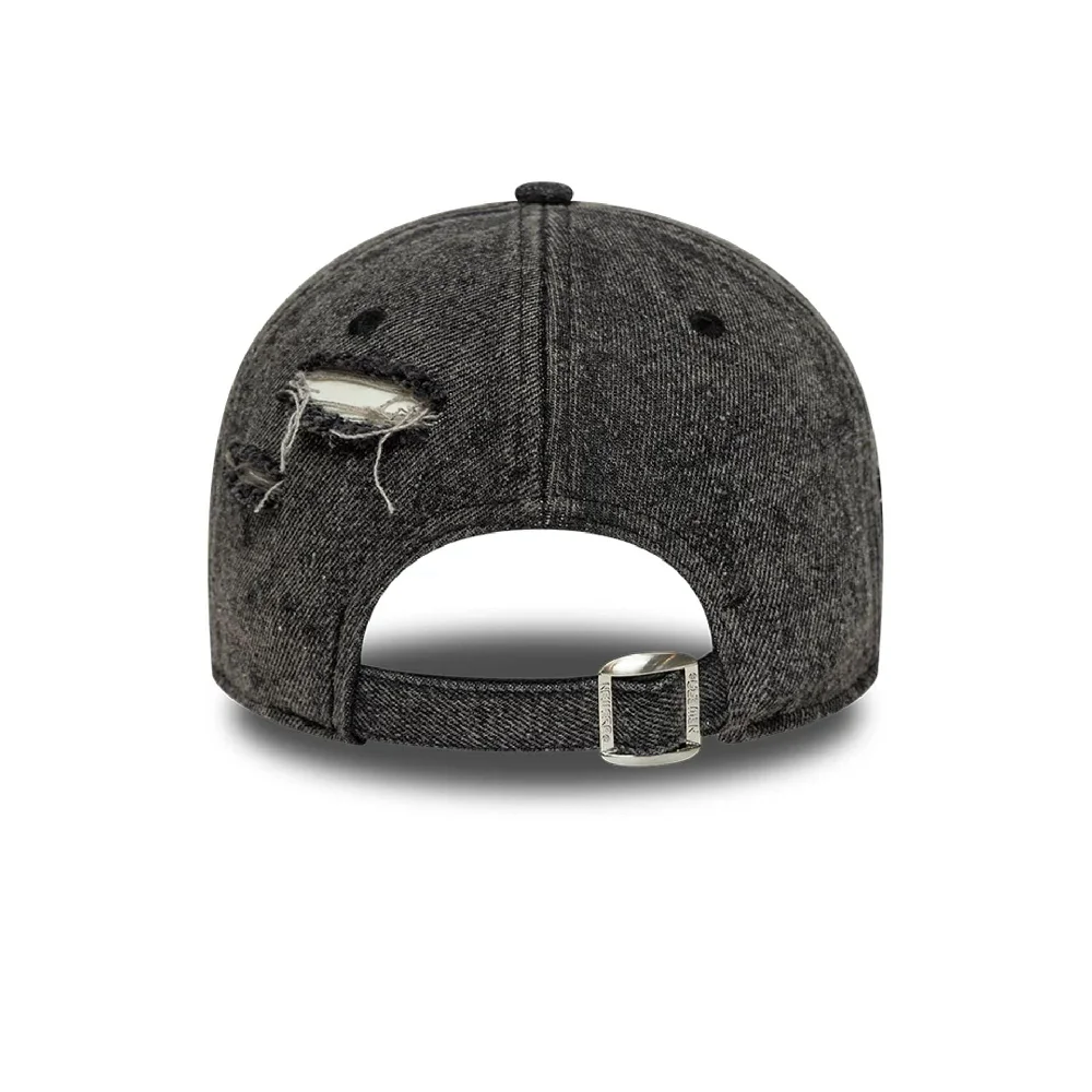 New York Yankees MLB Acid Wash Black 9FORTY Adjustable Cap - Image 3