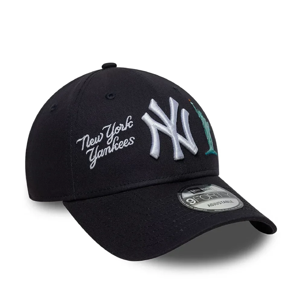 New York Yankees MLB City Icon Navy 9FORTY Adjustable Cap - Image 2