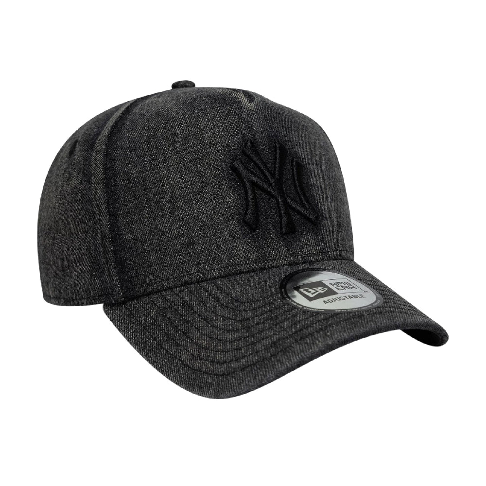 New York Yankees MLB Denim Black 9FORTY E-Frame Cap - Image 2