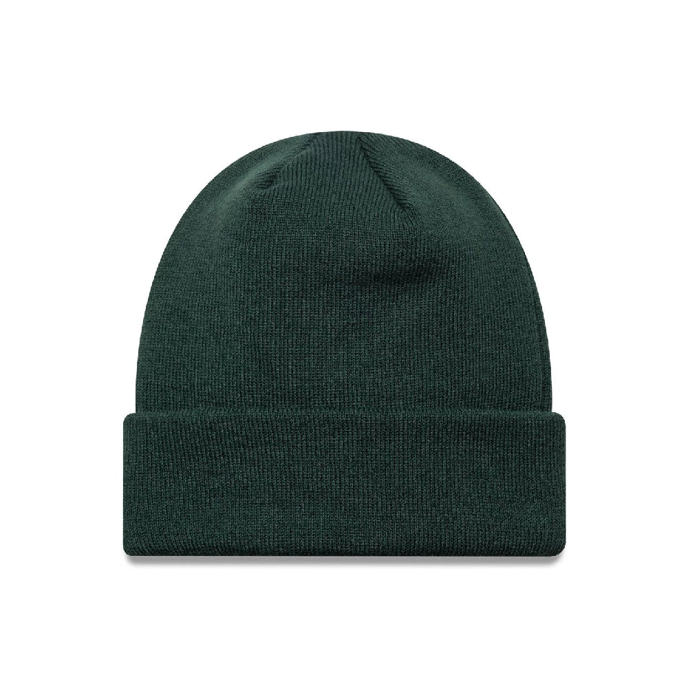 New York Yankees MLB League Essential Dark Green Cuff Knit Beanie Hat - Image 2