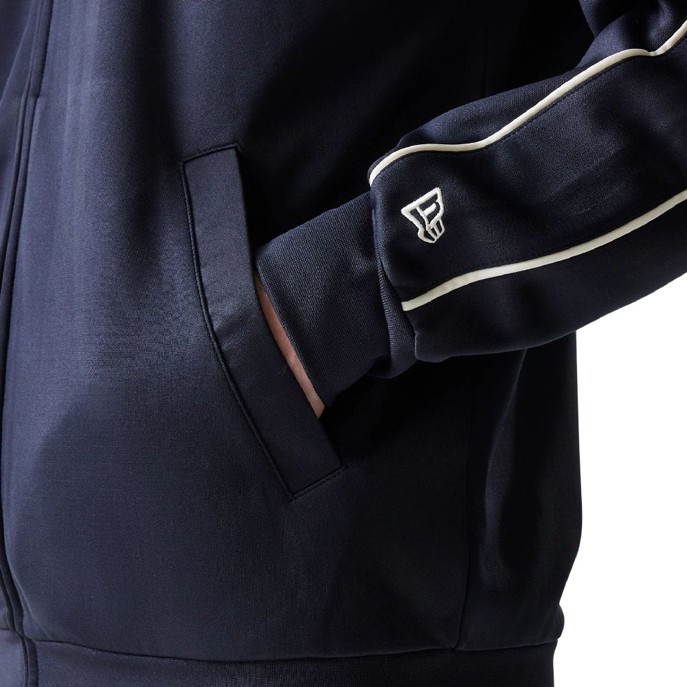 New York Yankees MLB Piping Navy Track Jacket - Image 4
