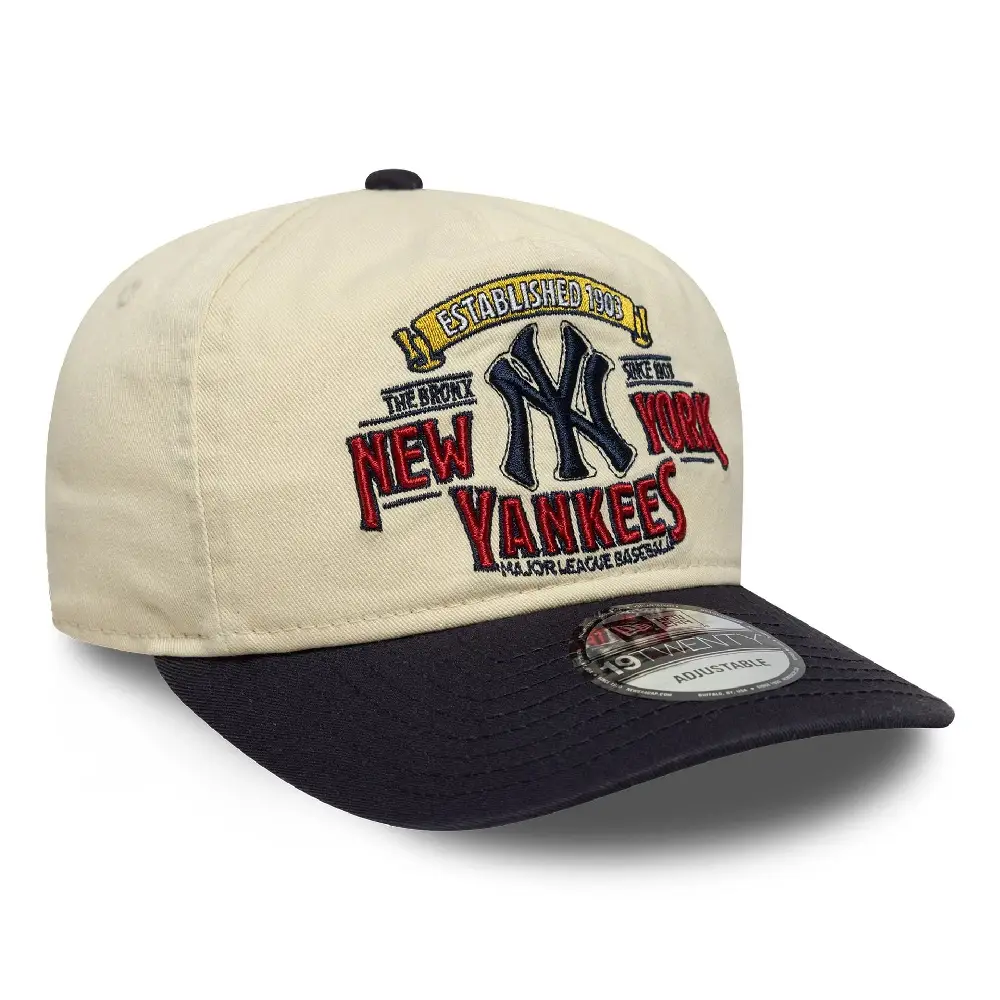 New York Yankees MLB Washed Graphic Navy 19TWENTY Cap - Image 2