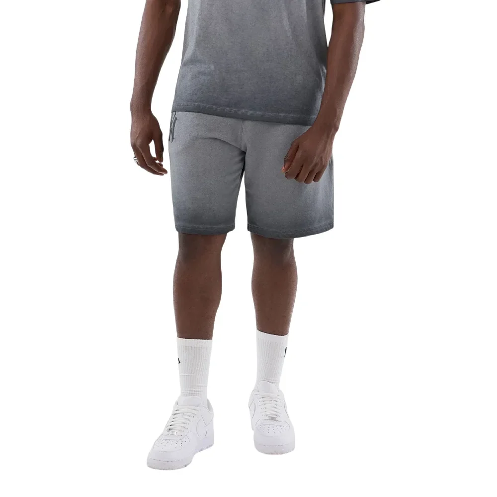 New York Yankees MLB Washed Logo Black Shorts