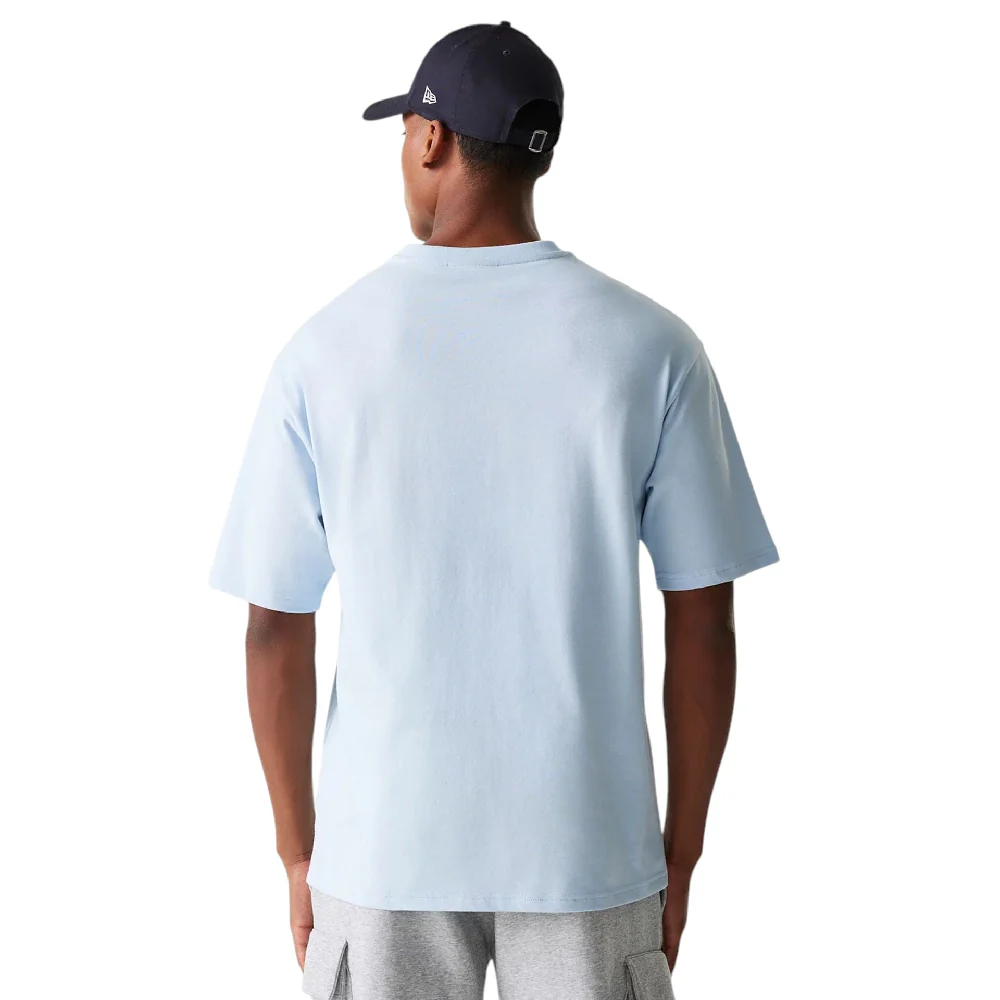 New York Yankees MLB World Series Pastel Blue Oversized T-Shirt - Image 2