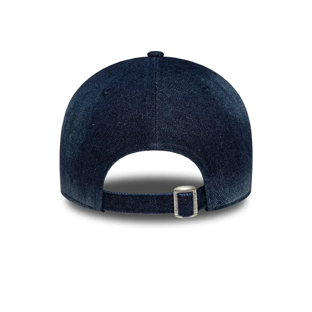 New York Yankees Womens MLB Denim Navy 9TWENTY A-Frame Adjustable Cap - Image 3