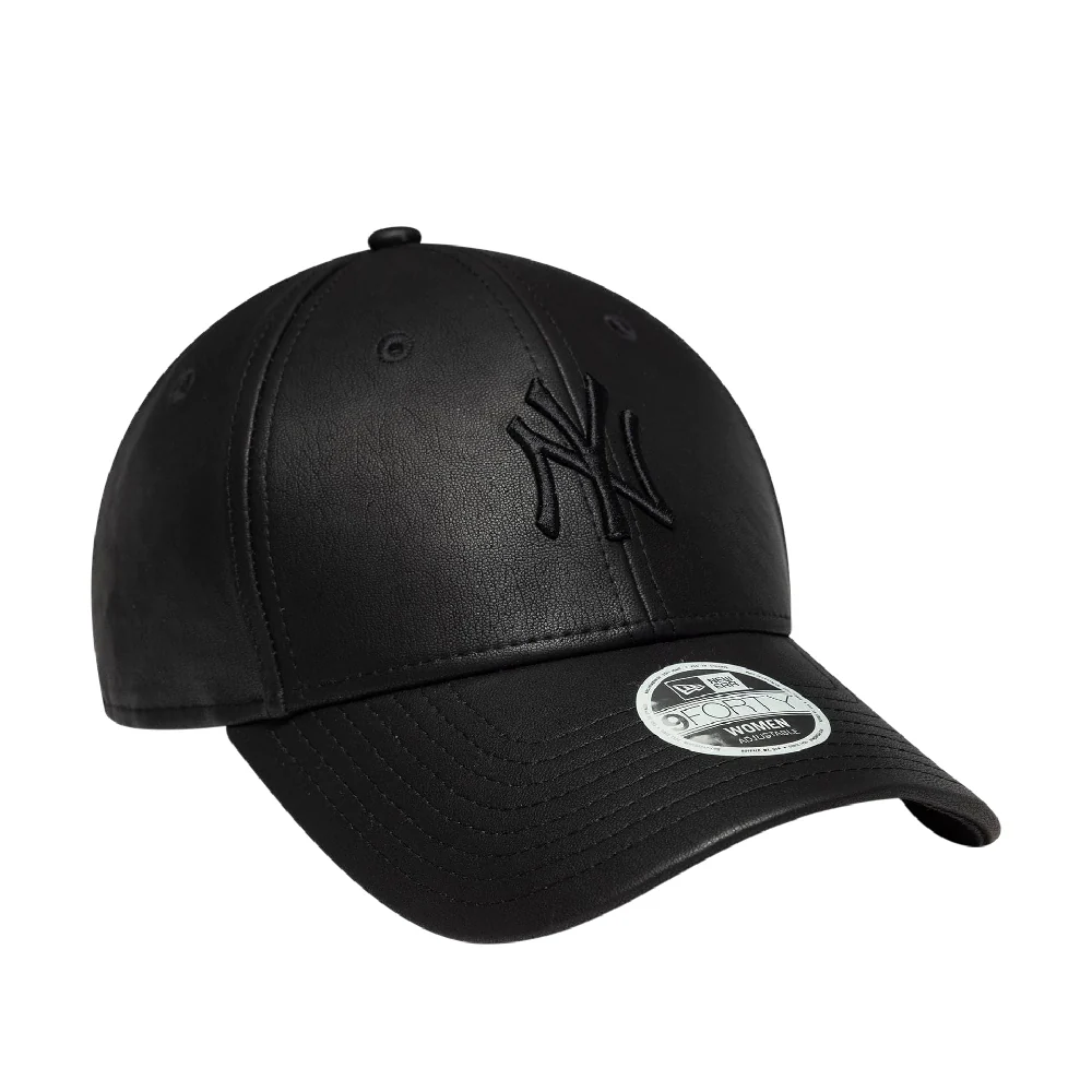 New York Yankees Womens MLB PU Black 9FORTY Cap - Image 2