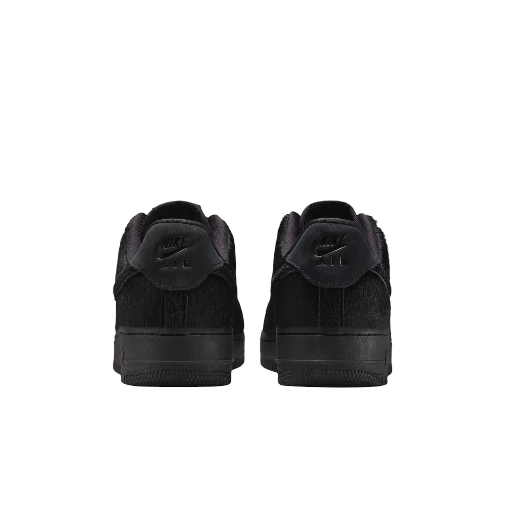 Air Force 1 07 Low Pony Hair Black Sneakers - Image 5