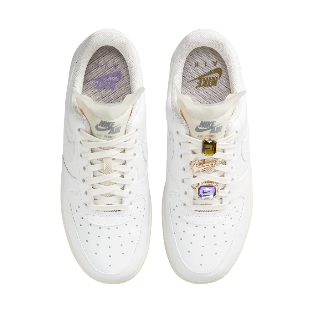 Air Force 1 Low Premium Summit White Sneakers - Image 4
