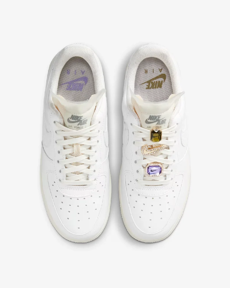 Air Force 1 Low Premium Summit White Sneakers - Image 9