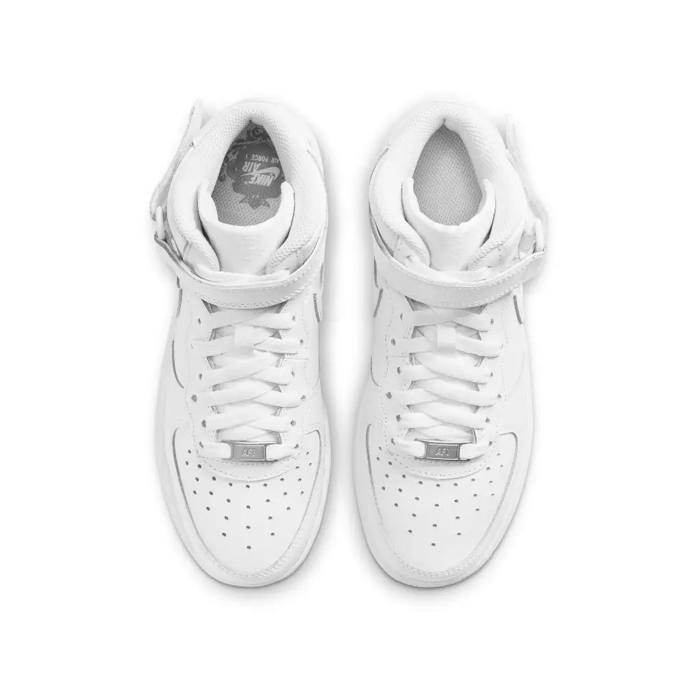 Air Force 1 Mid Le Triple White (Gs) - Image 4