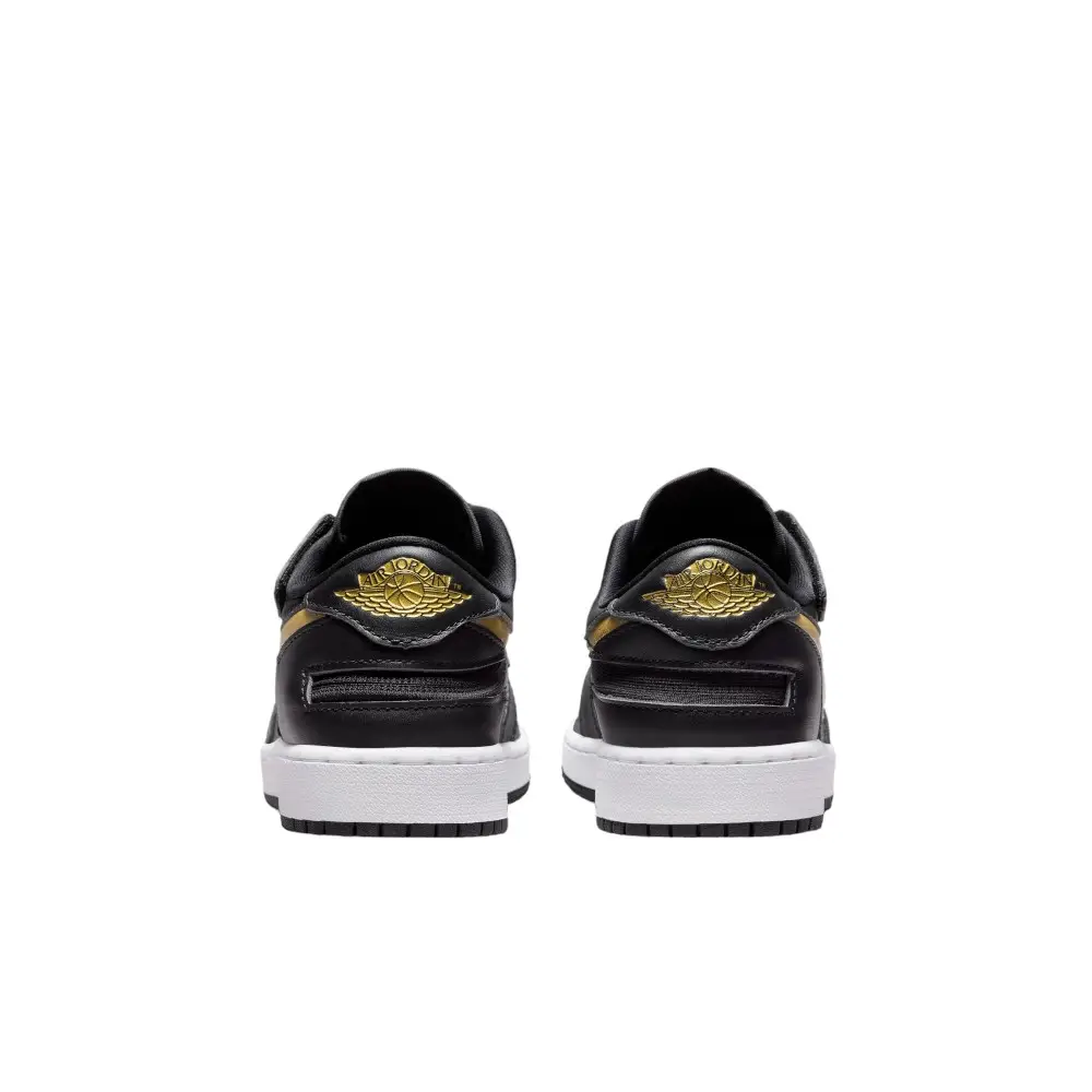 Air Jordan 1 Low Flyease Black Metallic Gold (Gs) - Image 5