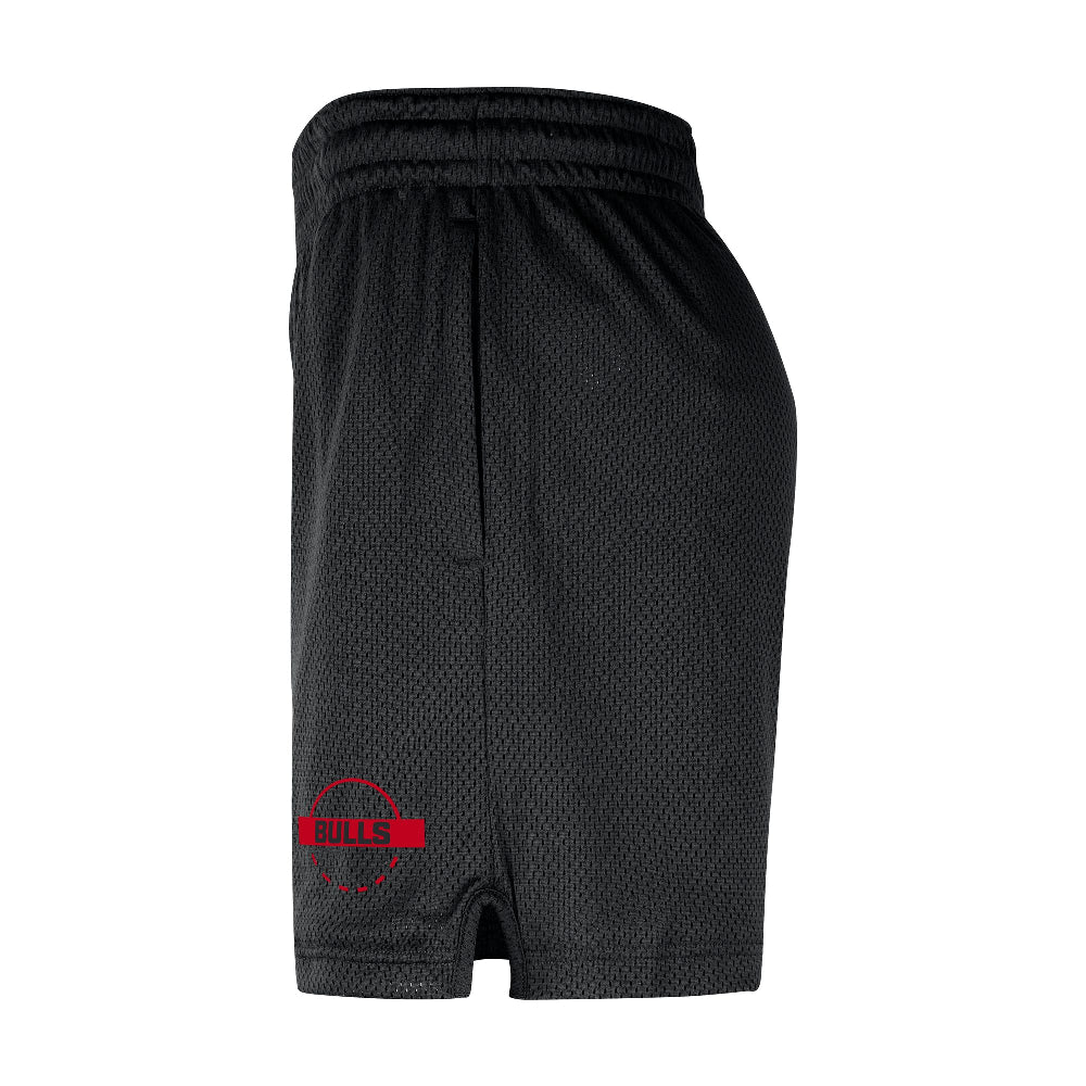 Chicago Bulls NBA Mesh Shorts Black - Image 3