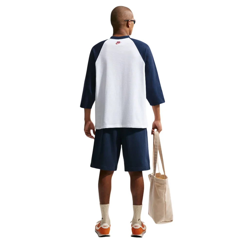Club 3/4-Sleeve Raglan Top Blue - Image 2