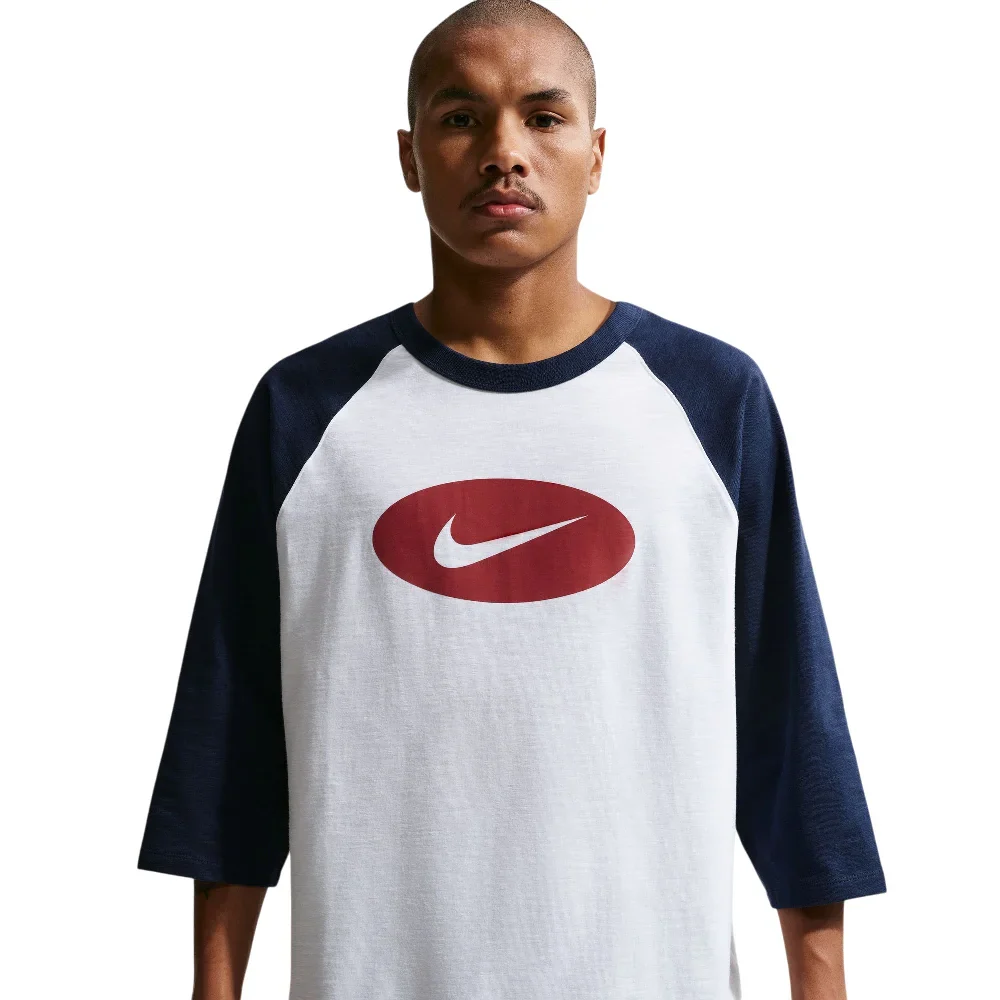 Club 3/4-Sleeve Raglan Top Blue - Image 3