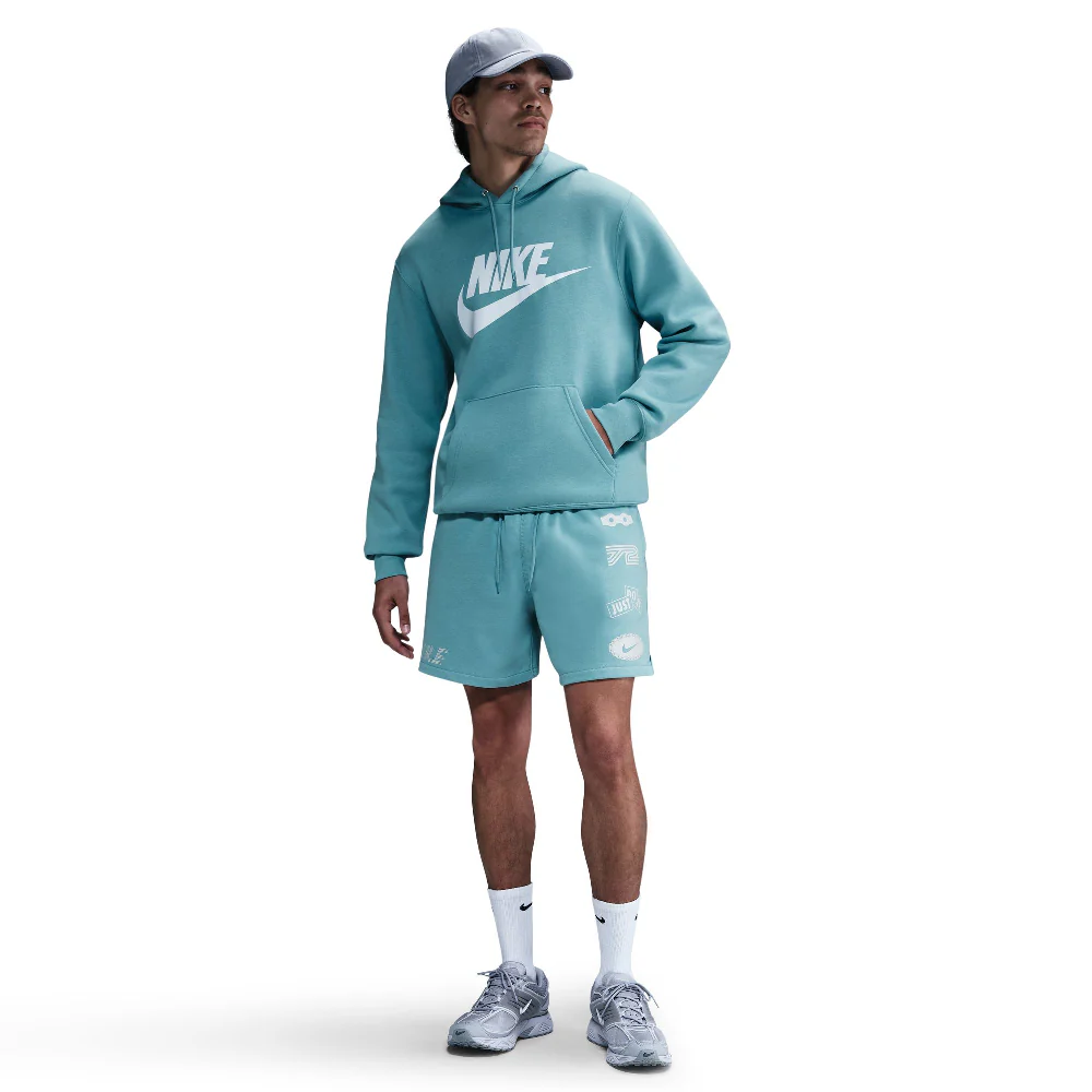 Club French Terry Flow Cycle Short Light Blue - Image 5