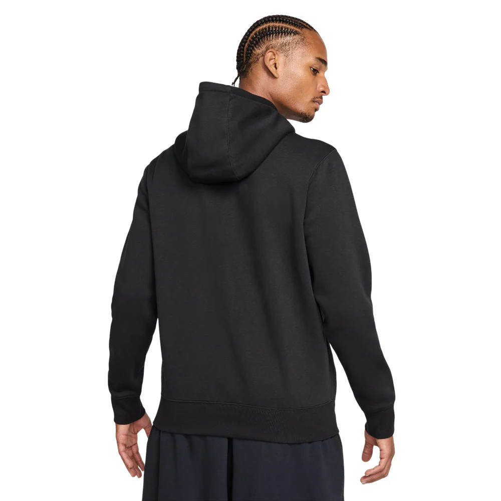 Club Full-Zip Fleece Hoodie Black - Image 2