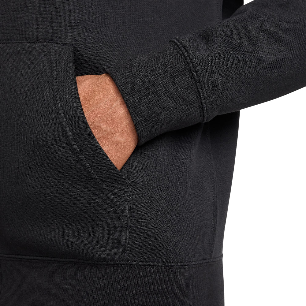 Club Full-Zip Fleece Hoodie Black - Image 4