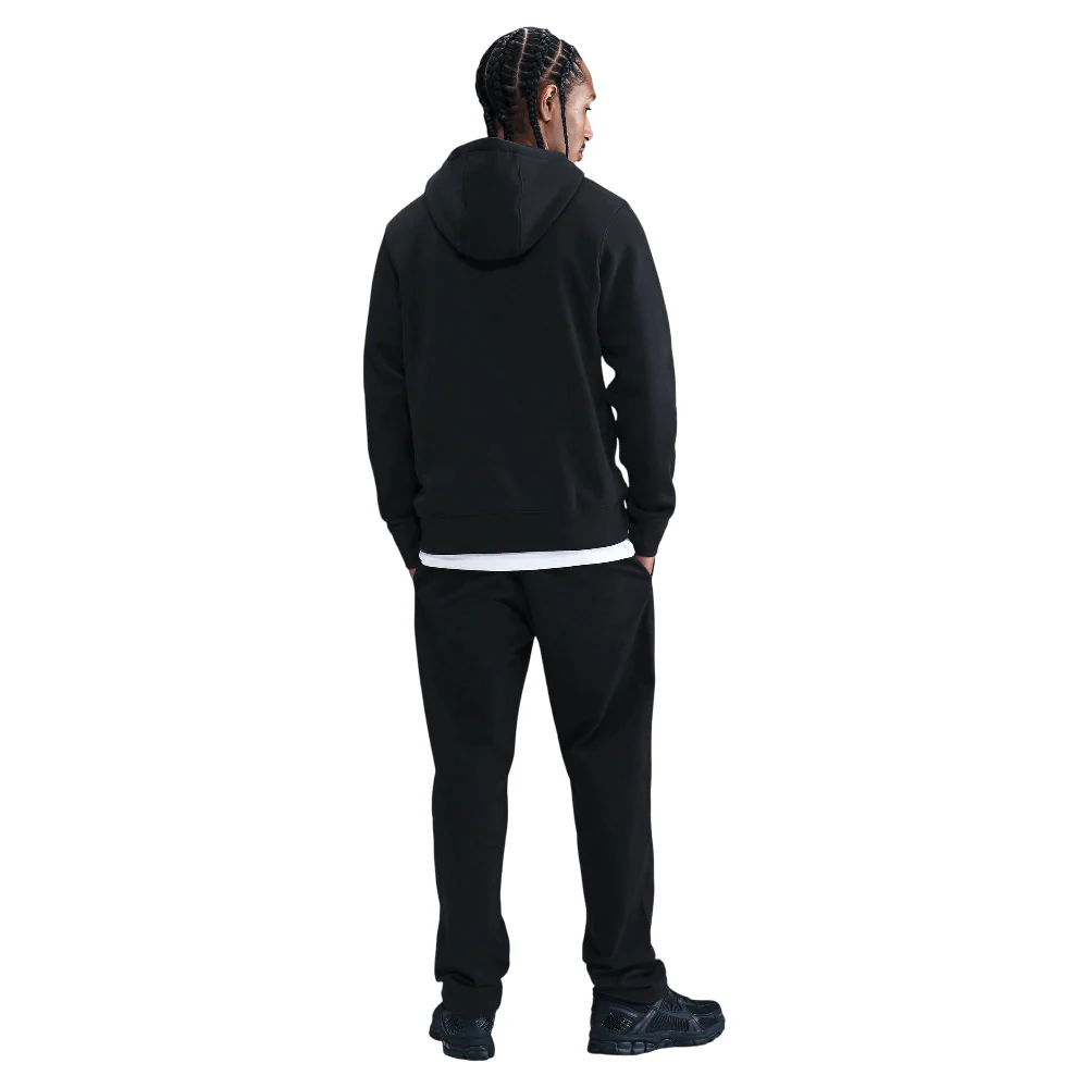 Club Full-Zip Fleece Hoodie Black - Image 2