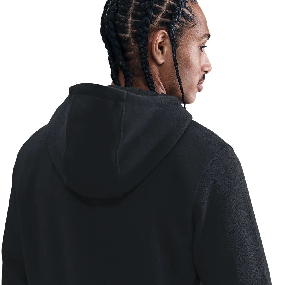 Club Full-Zip Fleece Hoodie Black - Image 4