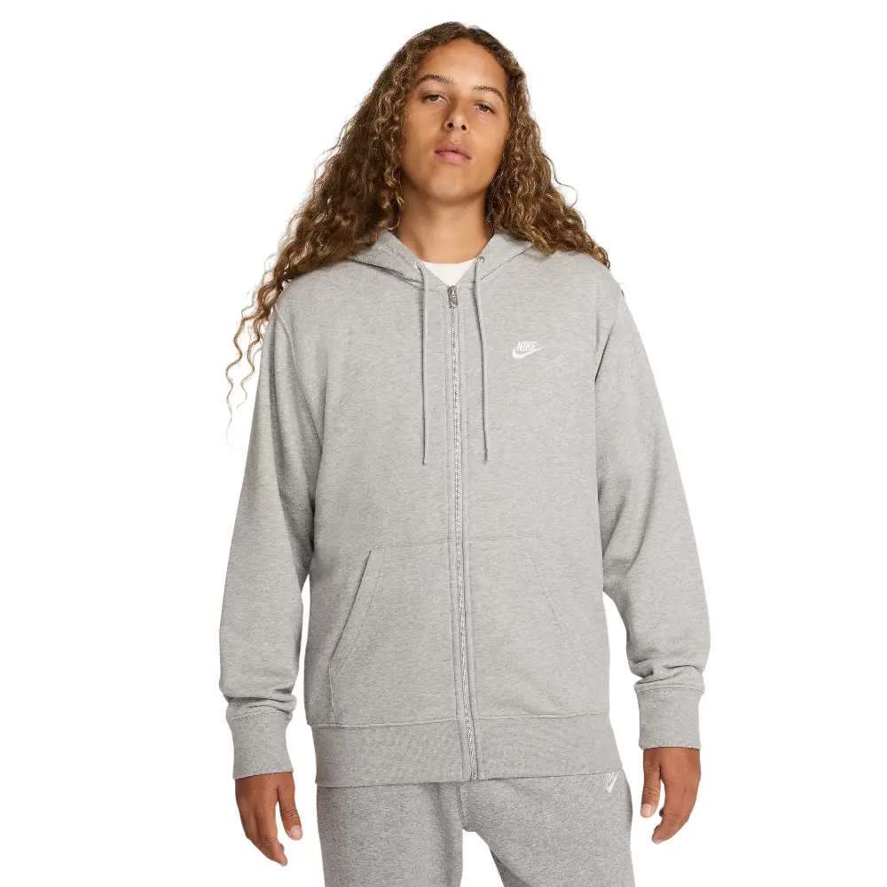 Club Full-Zip French Terry Hoodie Grey