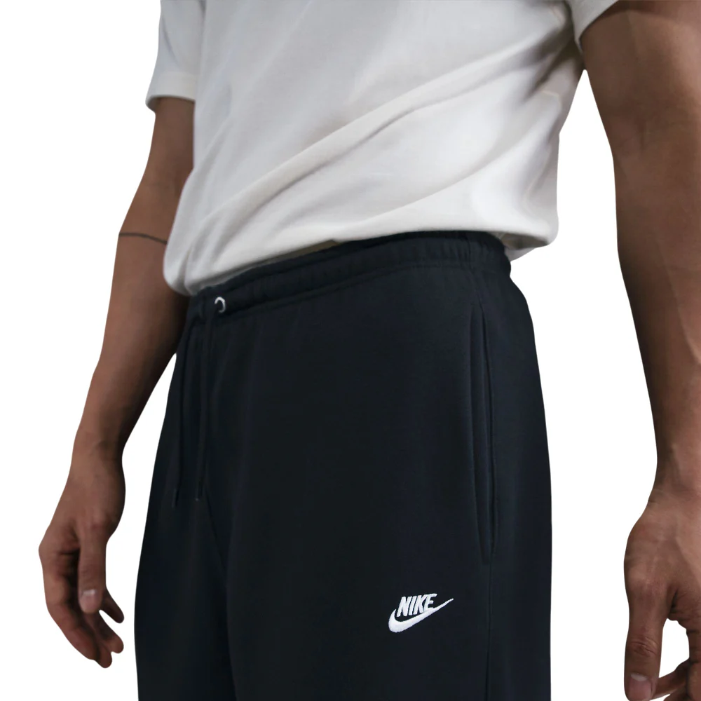 Club Open-Hem Fleece Pants Black - Image 4