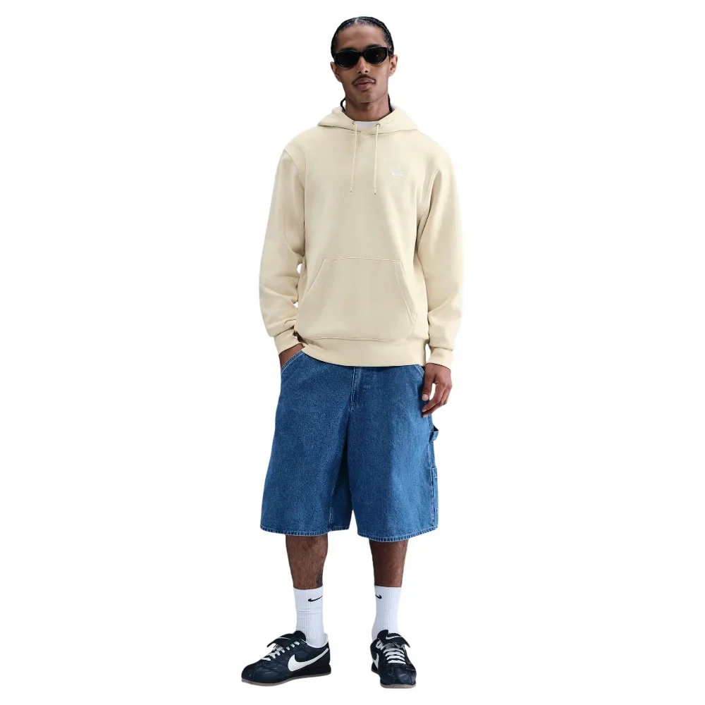 Club Pullover Fleece Hoodie Brown