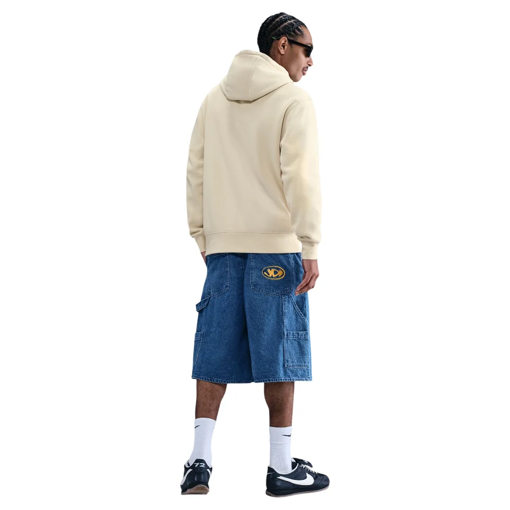 Club Pullover Fleece Hoodie Brown - Image 2