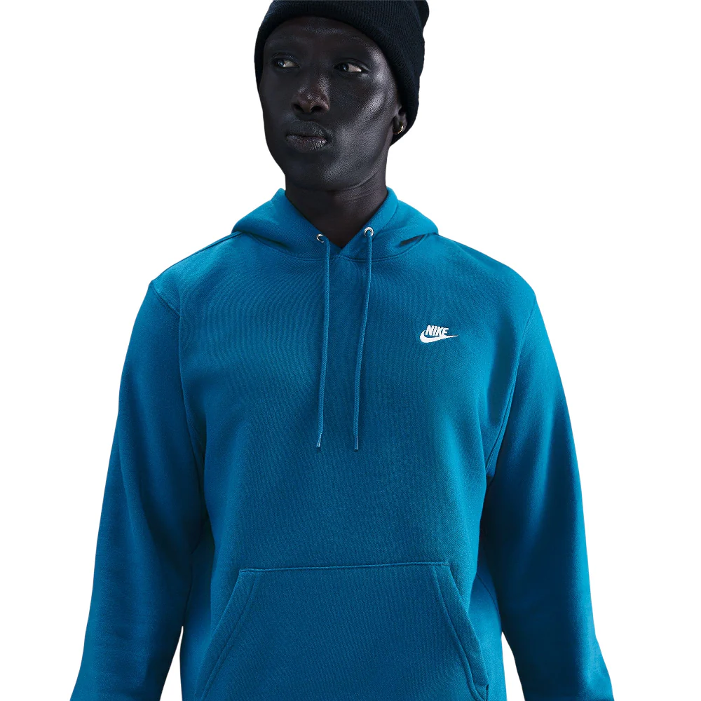 Club Pullover Fleece Hoodie Green - Image 3