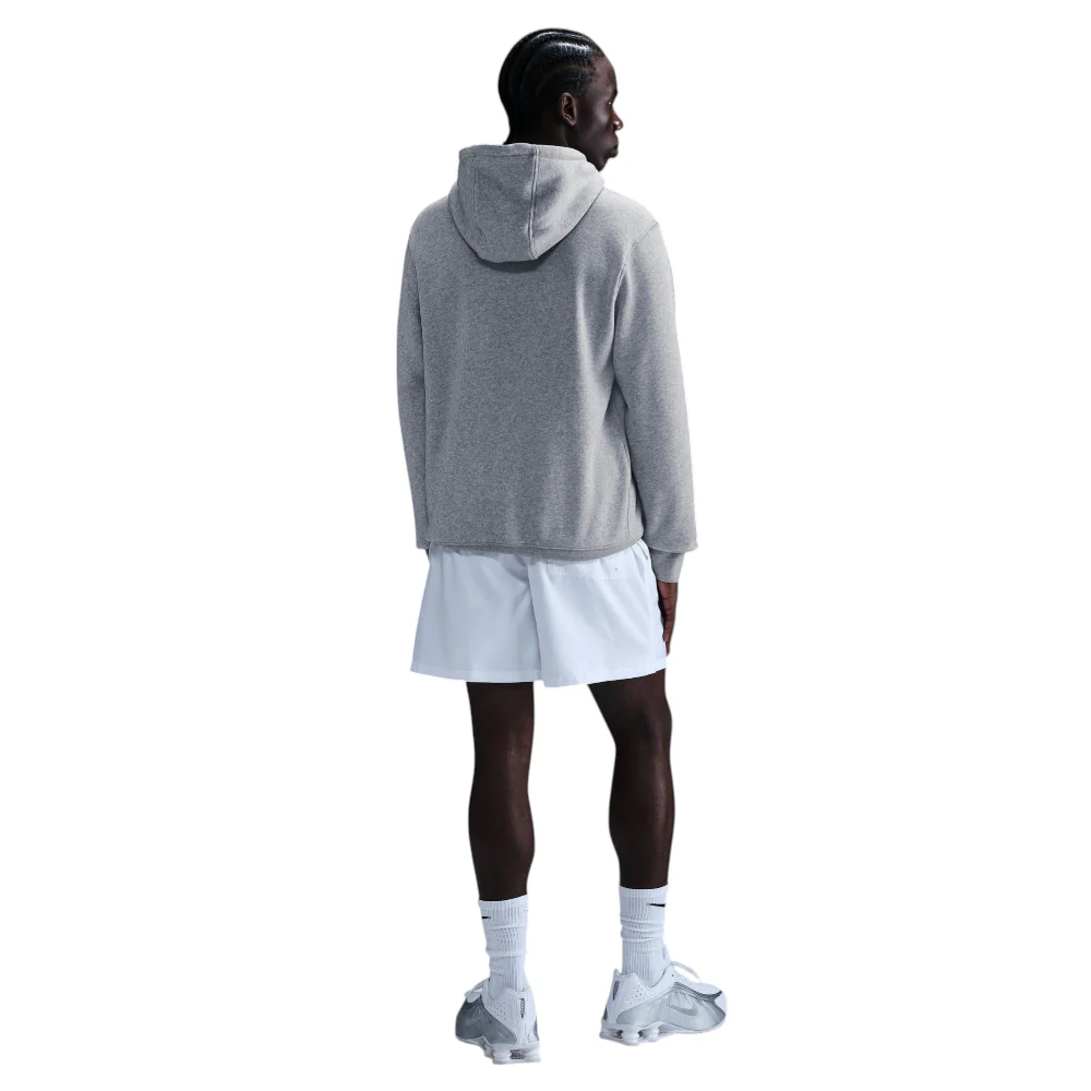 Club Pullover Fleece Hoodie Grey - Image 2