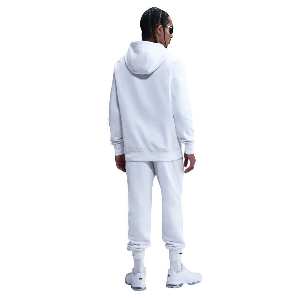 Club Pullover Fleece Hoodie White - Image 2