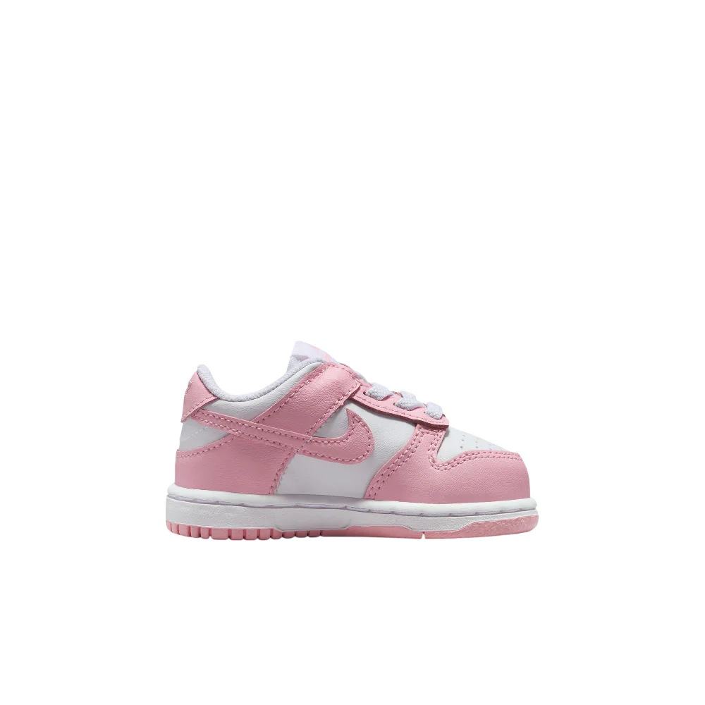 Dunk Low White/Med Soft Pink TD Sneakers - Image 3