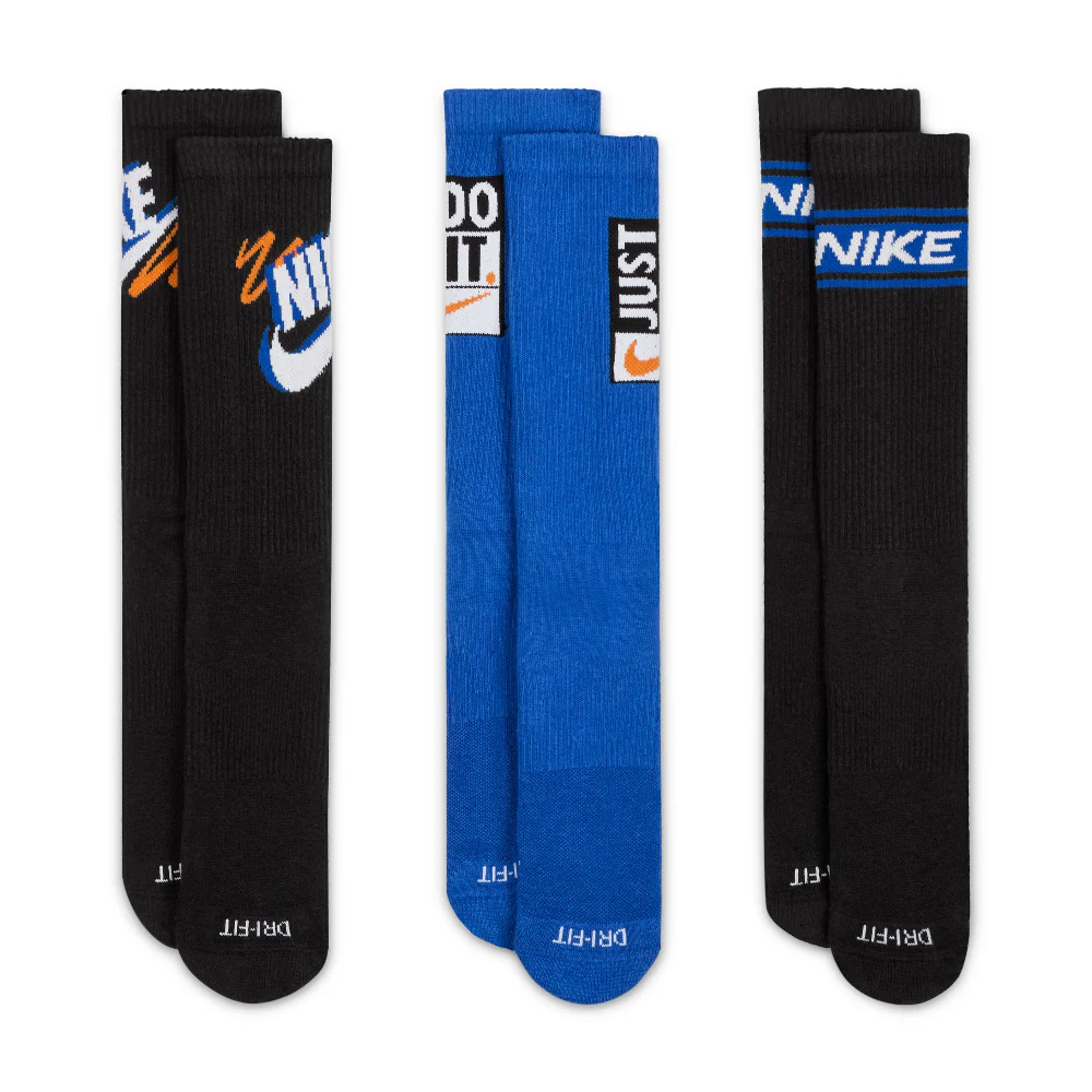Everyday Plus Crew Socks (3 Pairs) Multi - Image 2