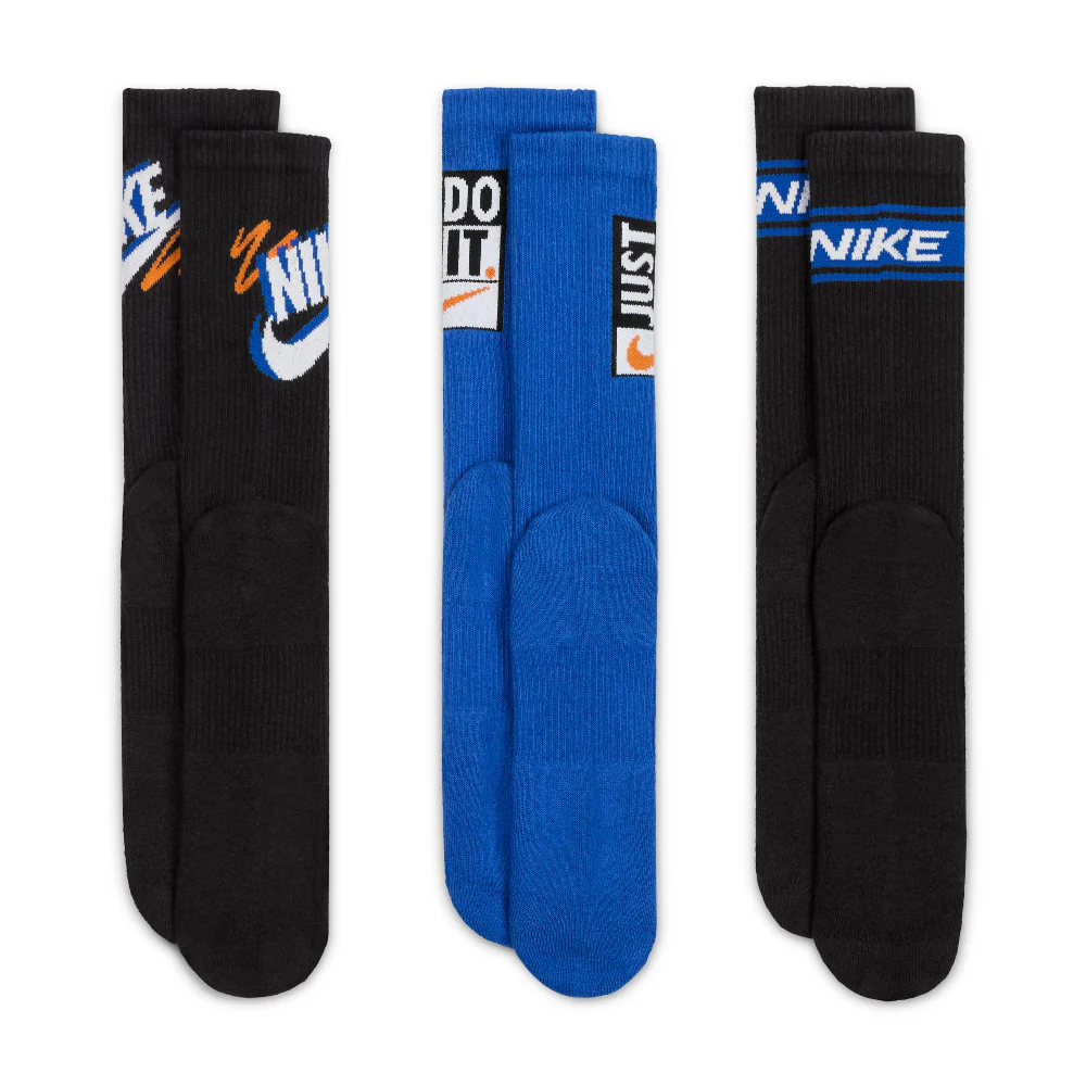 Everyday Plus Crew Socks (3 Pairs) Multi - Image 3