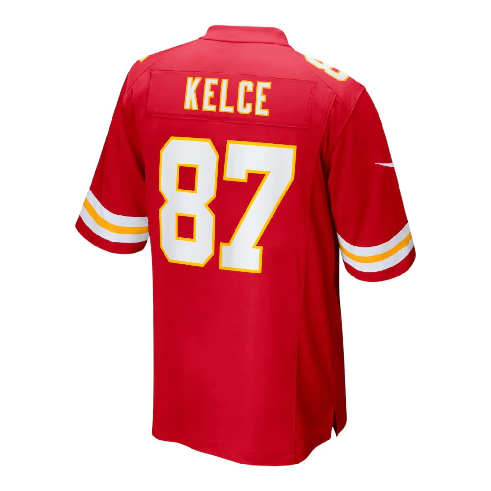 NFL Kansas City Chiefs Home Game Jersey Travis Kelce #87 - Image 2