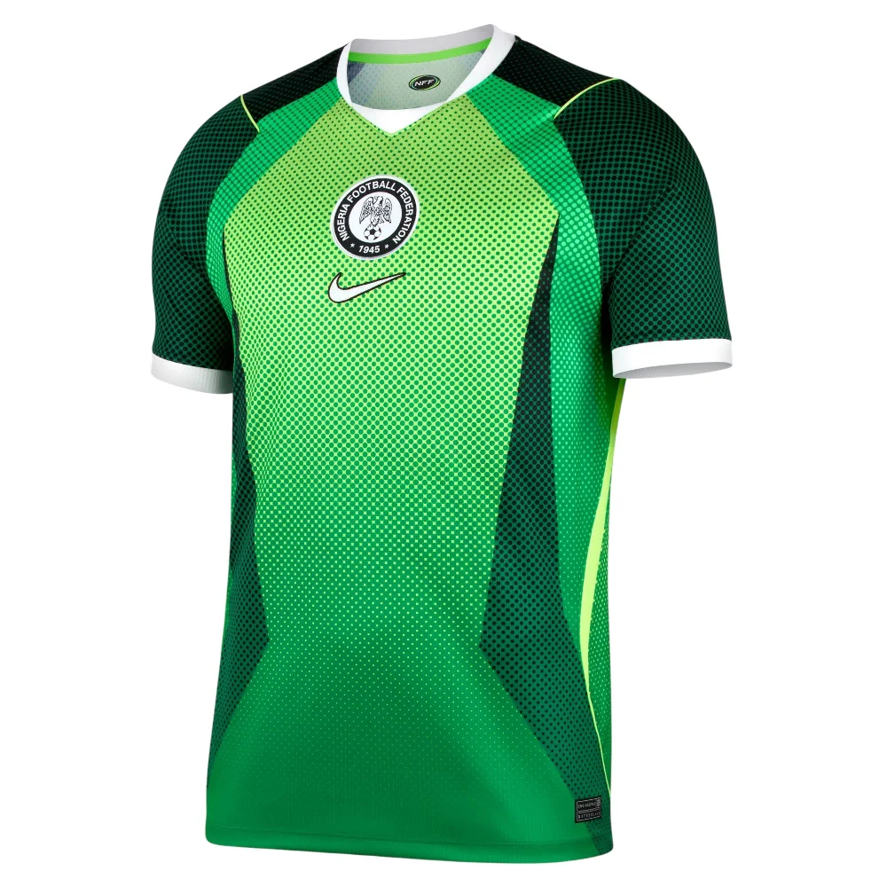 Nigeria 2026 Stadium Home Dri-FIT Soccer Short-Sleeve Jersey Green