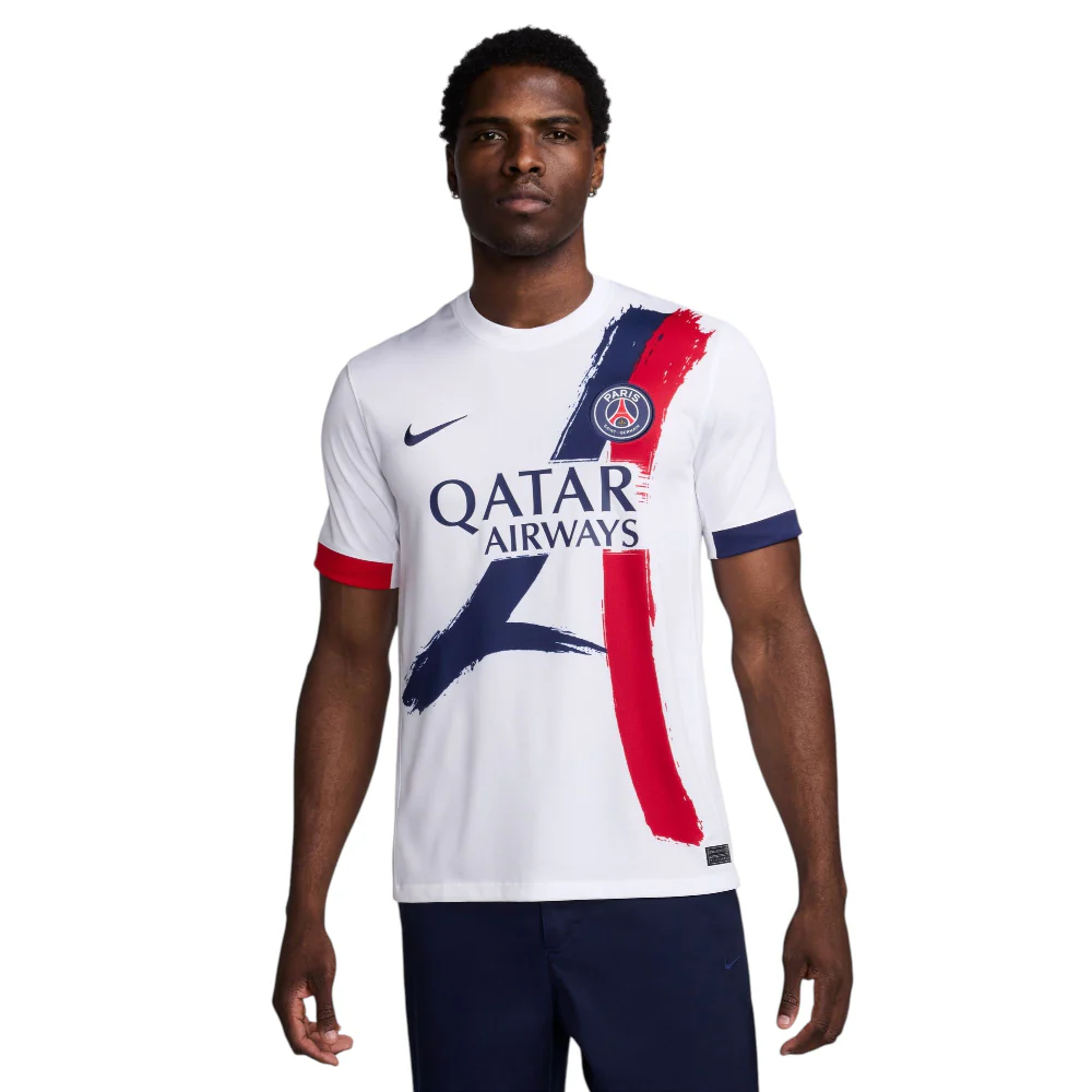 Paris Saint-Germain 2025/26 Stadium Away Nike Dri-FIT Soccer Replica Jersey White - Image 3